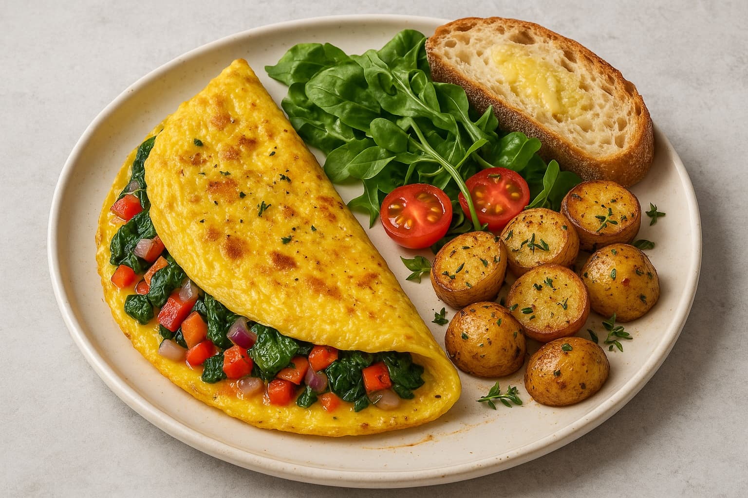 Vegetable Omelette